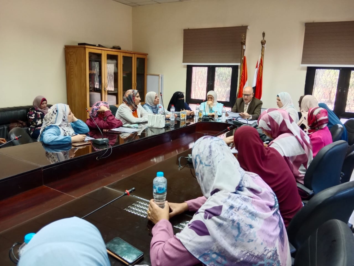 زياره دعم فني من وحدة ادارة المشروعات بالجامعه