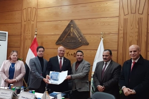 جامعة بنها تكرم فريق عمل نظام &quot;حسابي&quot; لميكنة العمل بالإدارة العامة للحسابات الخاصة